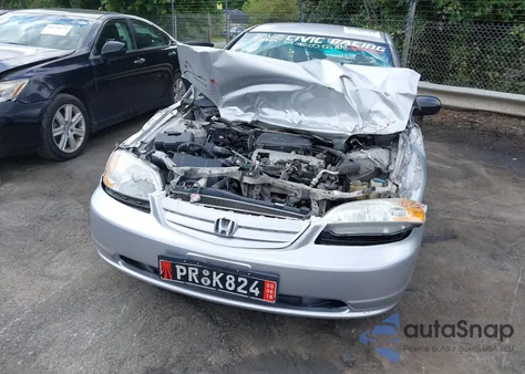 2003 Honda Civic Lx из США, поврежденный, VIN 1HGES16533L026072